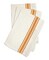 Aunt Martha's Stitch 'em Up Striped Tea Towels in Various Colors (package of 3 towels)